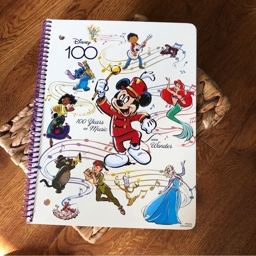 Disney 100 Years Journal 50 Wide Rule Sheets